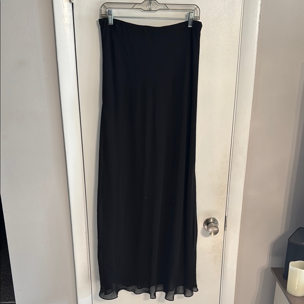 Vintage Alex Evenings Elegant Black Maxi Dress